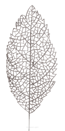 Liść ażurowany brokatowany CV07489 37cm