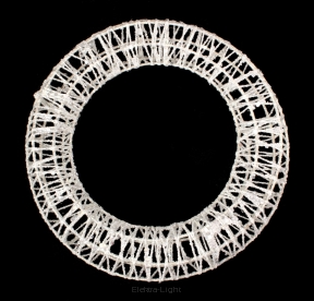 Wianek ażurowy brokatowany RFY01246-20cm