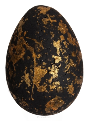 Jajka styropianowe z metalicznym wzorem 3szt./opk. JA/5530 h14cm różne kolory