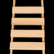 Sanki drewniane naturalne zwieszka HY-4775 40x16x3,5cm
