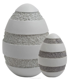Jajko ceramiczne z kamyczkami WIP-1-00866-23 (27129) 16cm