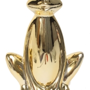 Złota żaba figurka ceramiczna WIC-78-00604-21 21cm