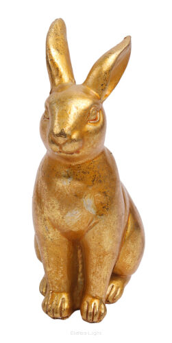 Złoty zając ceramiczny WIP-4-00332-21 (26245) 16cm