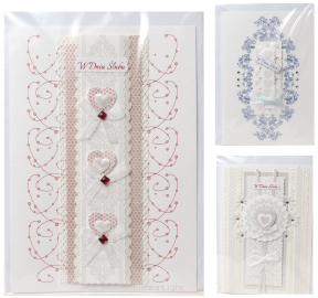 Karnet ślubny ręcznie dekorowany ENZO C5 różne wzory