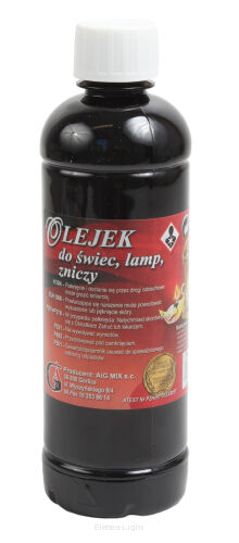 Parafinowy olej do świec, lamp oliwnych, zniczy   500ml