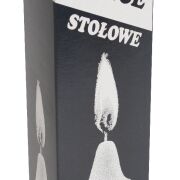 Świece stołowe s1-6 h19/śr2cm 6szt/opk.